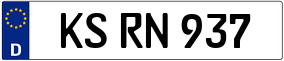 Truck License Plate